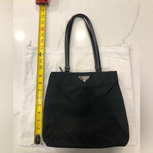 Authentic vintage Prada Tessuto shoulder bag.